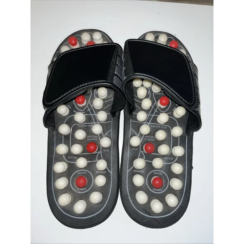 Health Massager Slippers Sandal Reflexology Acupressure Foot Massager Shoes Home